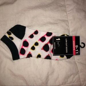 Neon Sunglasses Socks (1 pair)